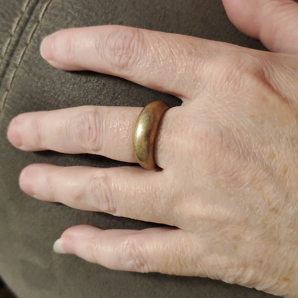 Lemlem Jewelry - lemlem Gold-Plated Sterling Silver Comfort Band Ring | 925 | Size 8.5